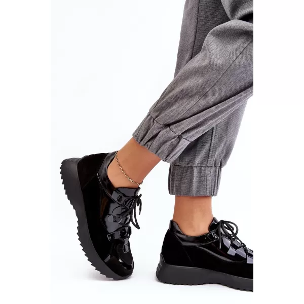  Pantofi de dama ZAZOO M01/2 NEGRU 