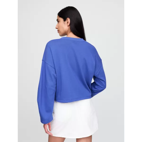  Hanorac de dama GAP LOGO HORSESHOE SWEATSHIRT 767368-02 ALBASTRU ORBITOR 