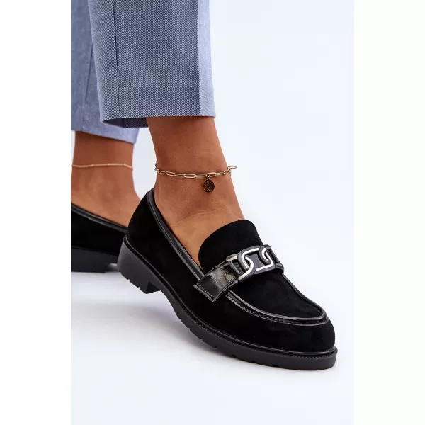  Mocasini de dama S.BARSKI HY350A NEGRU 