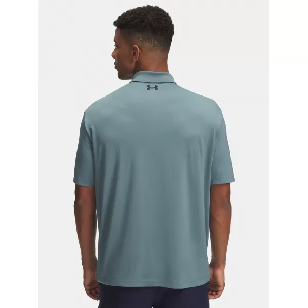  Tricou pentru bărbați UNDER ARMOUR UA MATCHPLAY POLO 1377374-587 ALBASTRU 