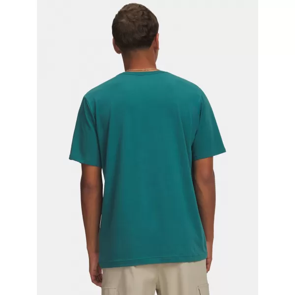  Tricou pentru bărbați UNDER ARMOUR M 60/40S ARMOR GLOBE SS 6009261-338 VERDE 