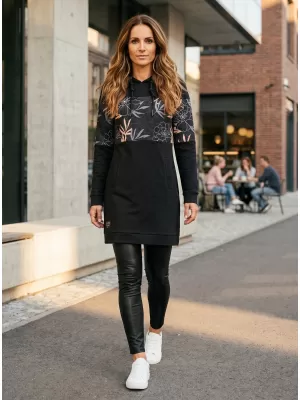 Hanorac de dama ALTISPORT HETHER NEGRU