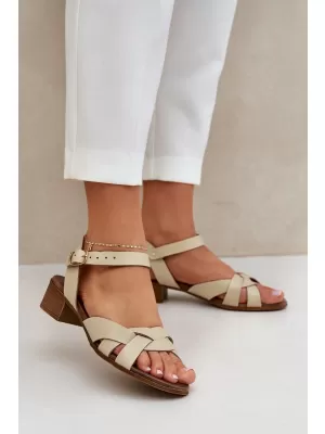 Sandale de dama ZAZOO 40372 BEJ