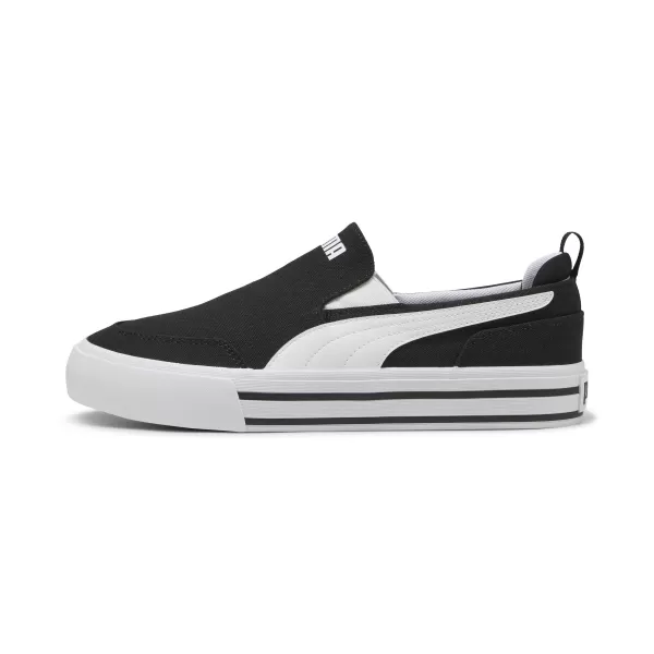  Cizme PUMA COURT CLASSIC VULC SLIPON 400216_02 PUMA NEGRU/PUMA ALB 