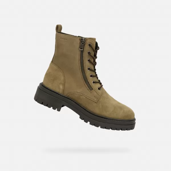  Botine de dama GEOX IRIDEA G004093 KAKI 