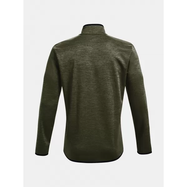  Hanorac pentru bărbați UNDER ARMOUR UA ARMOUR FLEECE 1/2 ZIP VERDE 