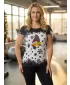 Tricou de Crăciun premium pentru femei ALTISPORT VOJ/ALWVN2TR06 ELF