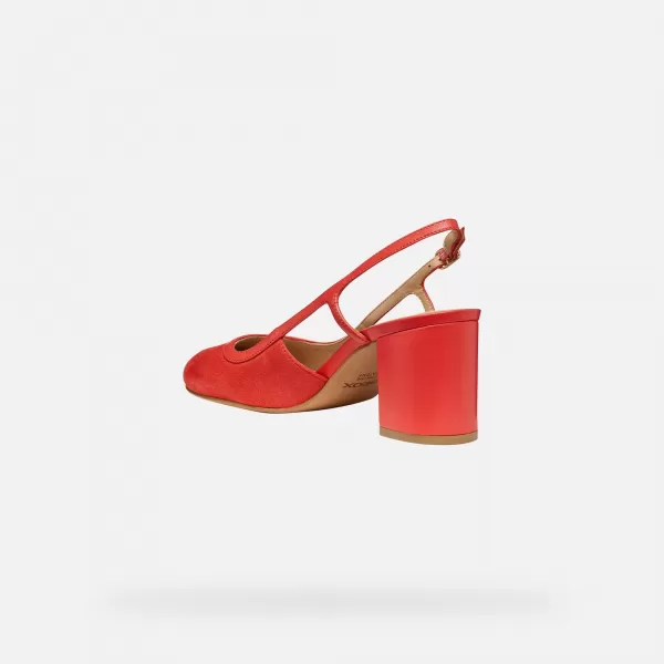  Pantofi de dama GEOX VIRNILISA 65 G013228 ROŞU 