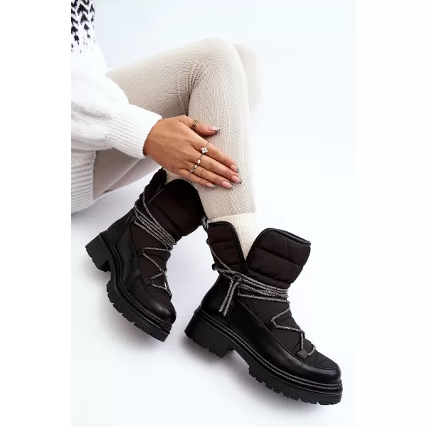 Pantofi de dama BOTO RILANA 29457 NEGRU 