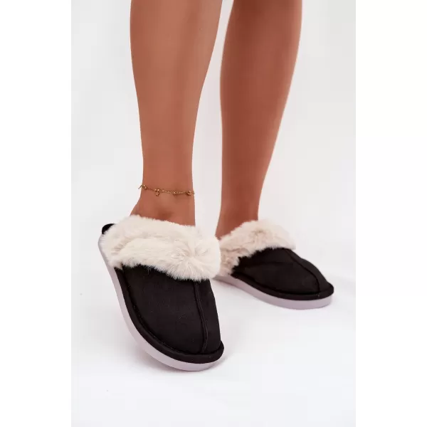  Papuci de damă BOTO CARISSE 40724 NEGRU 