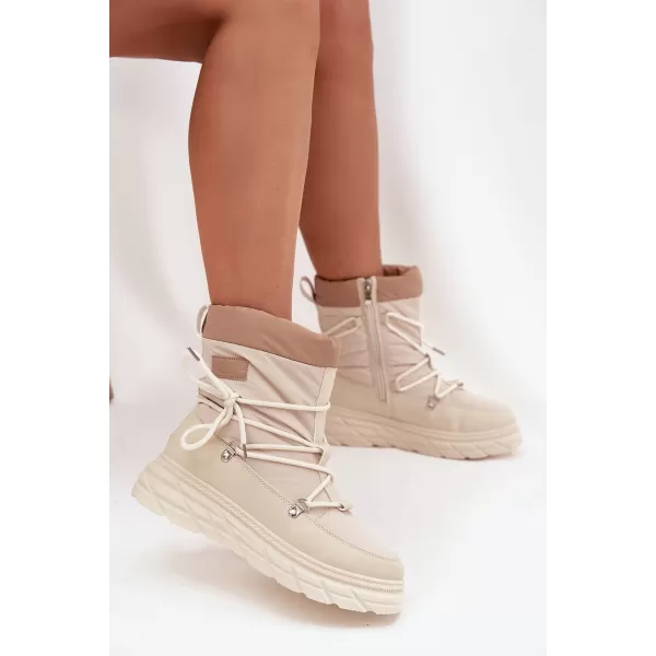  Cizme de iarna dama LEE COOPER LCJ-25-44-3931 BEJ 
