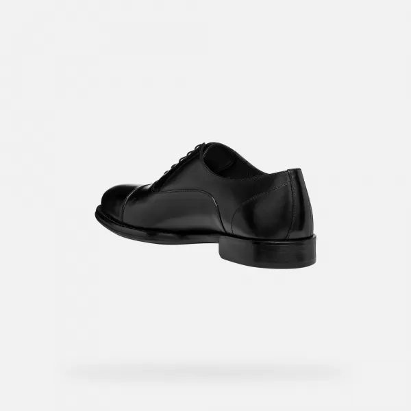  Pantofi rochie pentru bărbați GEOX BARBERIGO G014411 NEGRU 