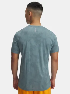 Tricou pentru bărbați UNDER ARMOUR UA LAUNCH CAMO SS 6006098-323 VERDE