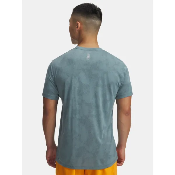  Tricou pentru bărbați UNDER ARMOUR UA LAUNCH CAMO SS 6006098-323 VERDE 