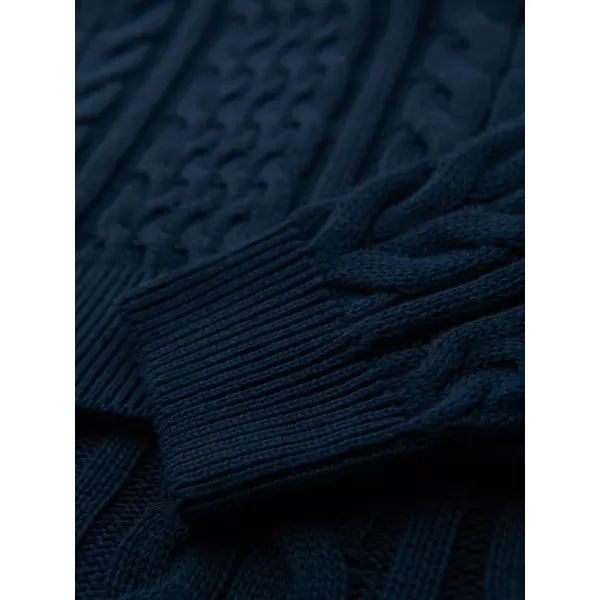  Pulover pentru bărbați OMBRE OM-SWSW-0173 ALBASTRU MARIN 