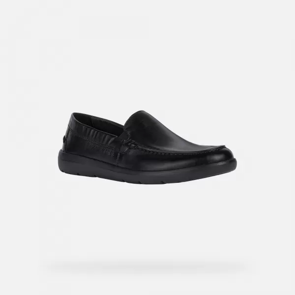  Mocasini pentru bărbați GEOX LEITAN G002548 NEGRU 