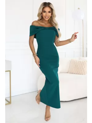 Rochie NUMOCO 644-1 VERDE STICLA