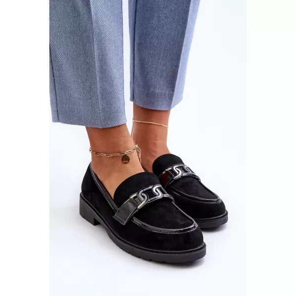  Mocasini de dama S.BARSKI HY350A NEGRU 