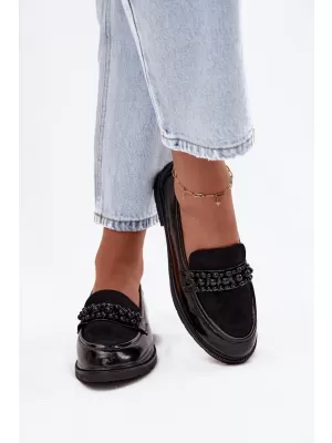 Mocasini de dama D&A HY52-541 NEGRU