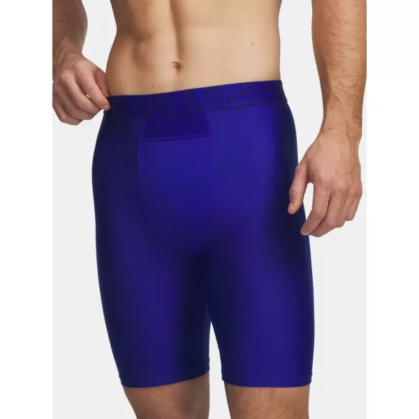  Boxeri pentru bărbați UNDER ARMOUR PERFORMANCE POUCH - SOLID 9IN - 2 6012561-400 ALBASTRU 