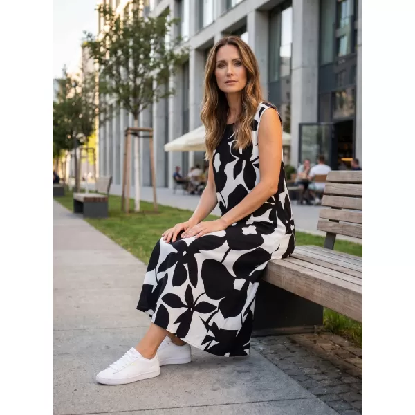 Rochie ALTISPORT HELAINE ALB/NEGRU 