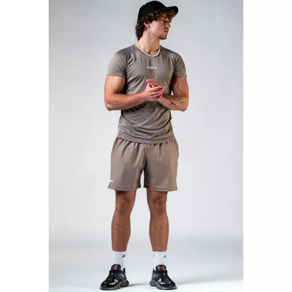  Pantaloni scurți de antrenament POWER 902 LIGHT BROWN ASH Nebbia 