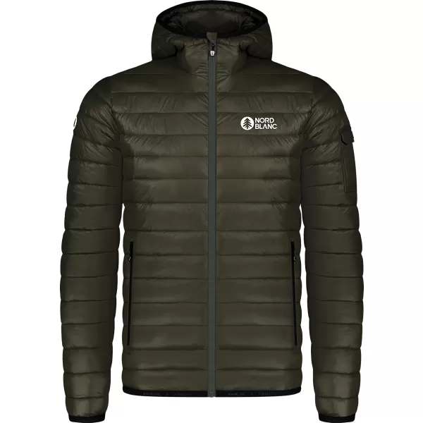  Geaca de iarna pentru barbati NORDBLANC SNARL NBWJM8260 VERDE ARMATĂ 