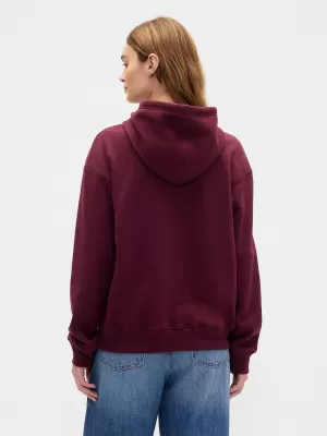 Hanorac de dama GAP LOGO HOODIE PULLOVER 463506-97 ROȘU TOSCAN