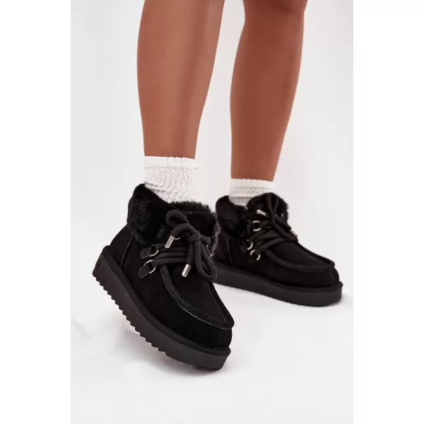  Oameni de zăpadă pentru femei D.FRANKLIN DFSH375006 NEGRU 