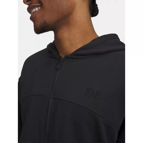  Hanorac pentru bărbați UNDER ARMOUR RIVAL LW FZ 6009346-001 NEGRU 