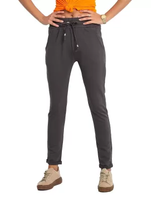 Pantaloni de trening pentru femei BASIC FEEL GOOD RV-DR-3698.08X KAKI ÎNCHIS