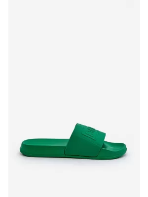 Flip-flops pentru bărbați BIG STAR NN174650 VERDE Pantofi Big Star