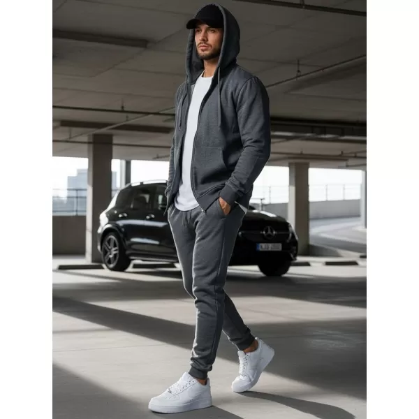  Hanorac pentru bărbați DSTREET BX2196 GRI ÎNCHIS 