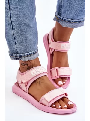 Sandale dama BIG STAR LL274729 ROZ Pantofi Big Star