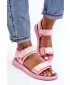 Sandale dama BIG STAR LL274729 ROZ Pantofi Big Star