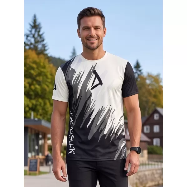  Tricou funcțional premium pentru bărbați ALTISPORT VOJ/ALM006TR01 NEGRU 