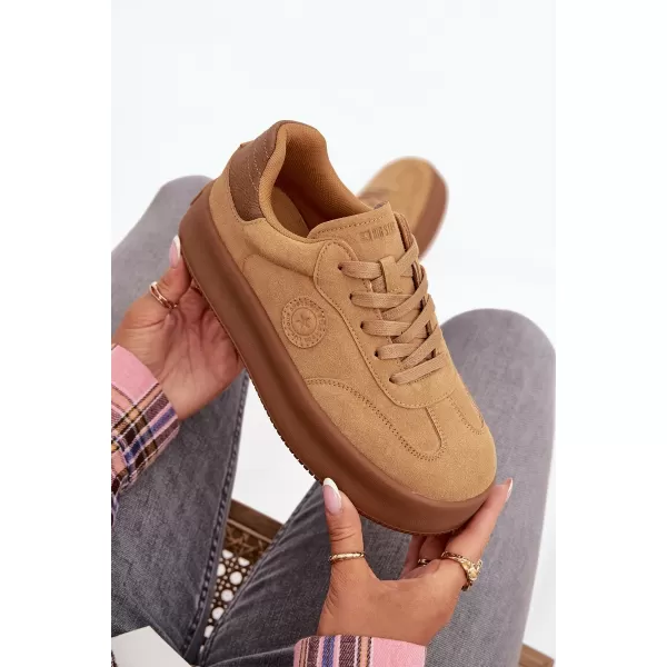  Adidași de damă BIG STAR SS274762 MARO/BEJ Pantofi Big Star 