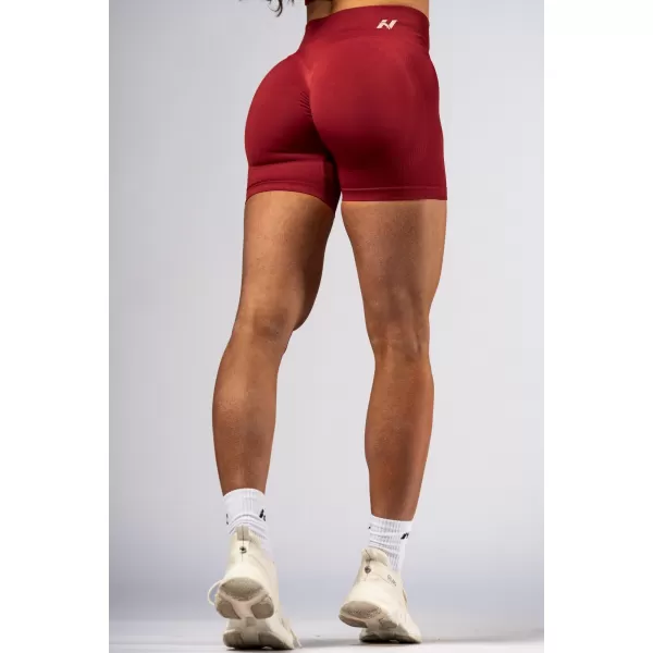  Pantaloni scurți push-up cu talie înaltă POWER 893 RED Nebbia 