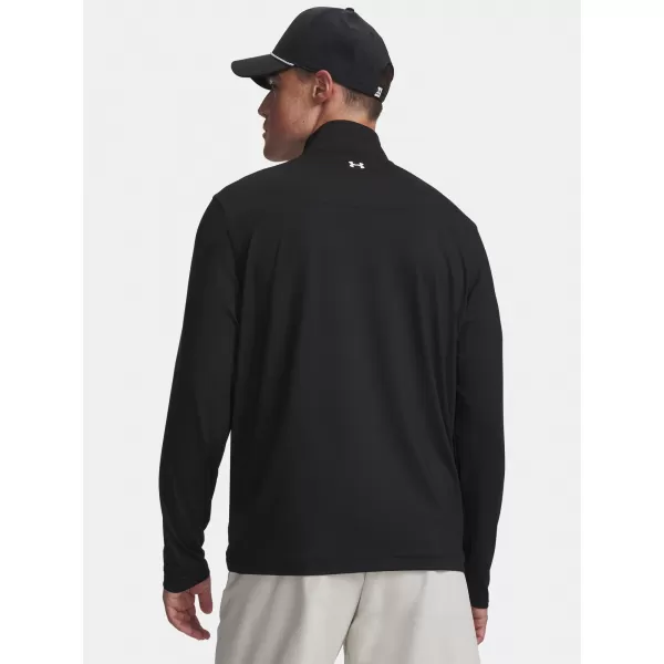  Tricou pentru bărbați UNDER ARMOUR T2G 1/4 ZIP 6010129-001 NEGRU 