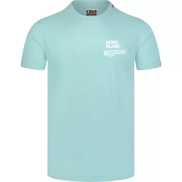  Tricou pentru bărbați NORDBLANC NOTHINGNESS NBSMT8150 ALBASTRU DESCHIS 