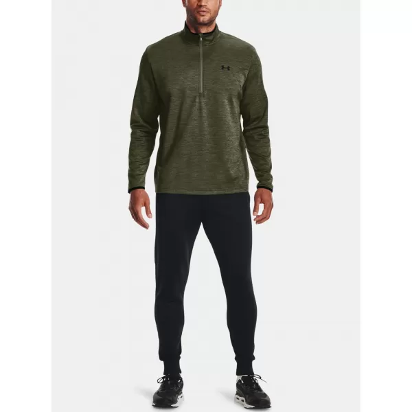  Hanorac pentru bărbați UNDER ARMOUR UA ARMOUR FLEECE 1/2 ZIP VERDE 