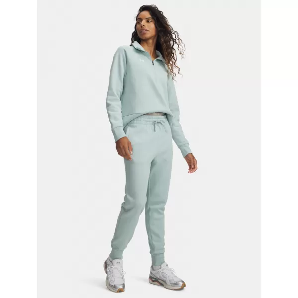  Pantaloni de trening pentru femei UNDER ARMOUR RIVAL FLEECE JOGGER 1379438-477 ALBASTRU 