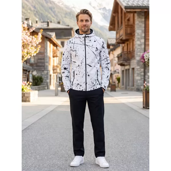  Jachetă softshell premium pentru bărbați ALTISPORT VOJ/ALM034JACK01 ALB 