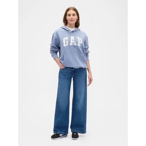  Hanorac de dama GAP LOGO HOODIE PULLOVER 463506-95 ALBASTRU DE ELITĂ 
