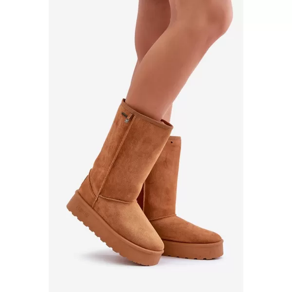  Pantofi de damă BIG STAR OO274893 MARO/BEJ Pantofi Big Star 