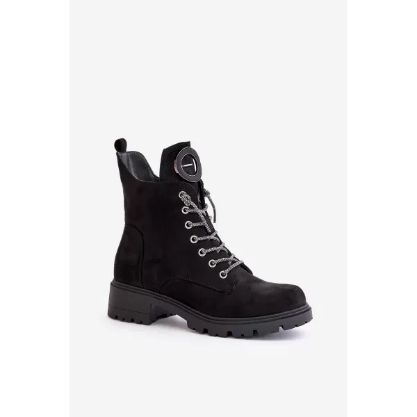  Pantofi de dama VINCEZA 16465 NEGRU 
