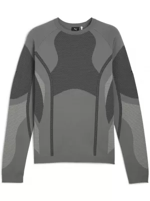 Hanorac pentru bărbați PUMA X SAN SAN GEAR KNIT LS 632549-08 GRI MIJLOCIU RECE