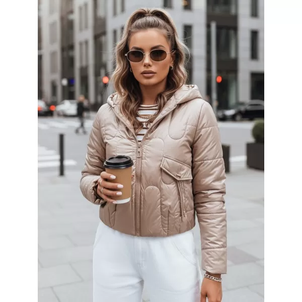  Geaca de dama DSTREET TY3715 CARAMEL 