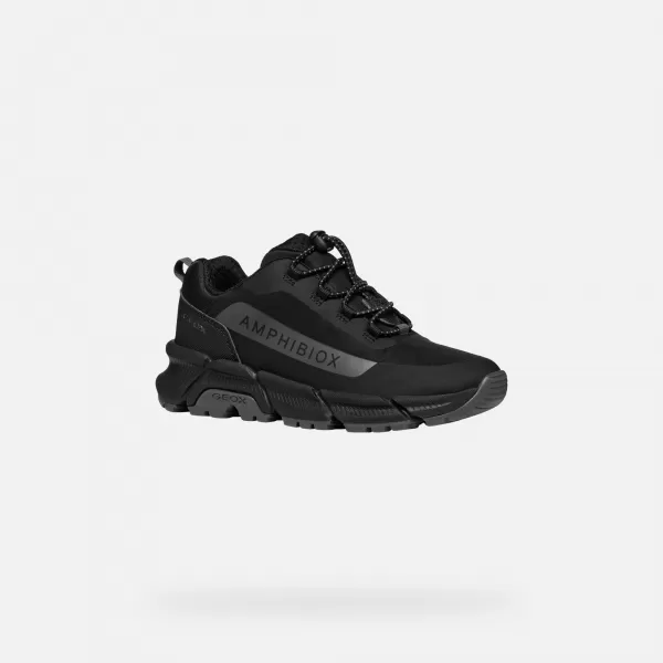  Adidași pentru băieți GEOX FLEXYPER PLUS J46LCC0FU50C0005 NEGRU 