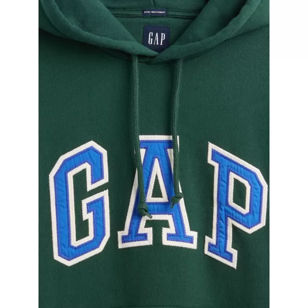  Hanorac pentru bărbați GAP HEAVYWEIGHT LOGO HOODIE PULLOVER 823104-03 VÂNĂTOR ADÂNC 